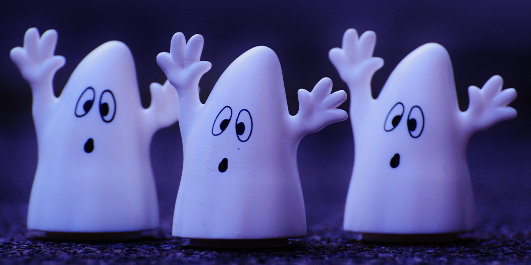 Three Toy Ghosts